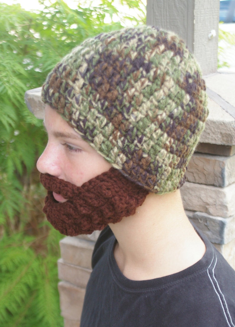 PreTeen ULTIMATE Bearded Beanie Camo image 4