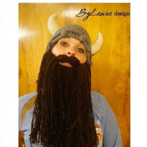 ADULTS Viking Hat and Beard