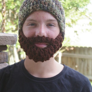 PreTeen ULTIMATE Bearded Beanie Camo image 1