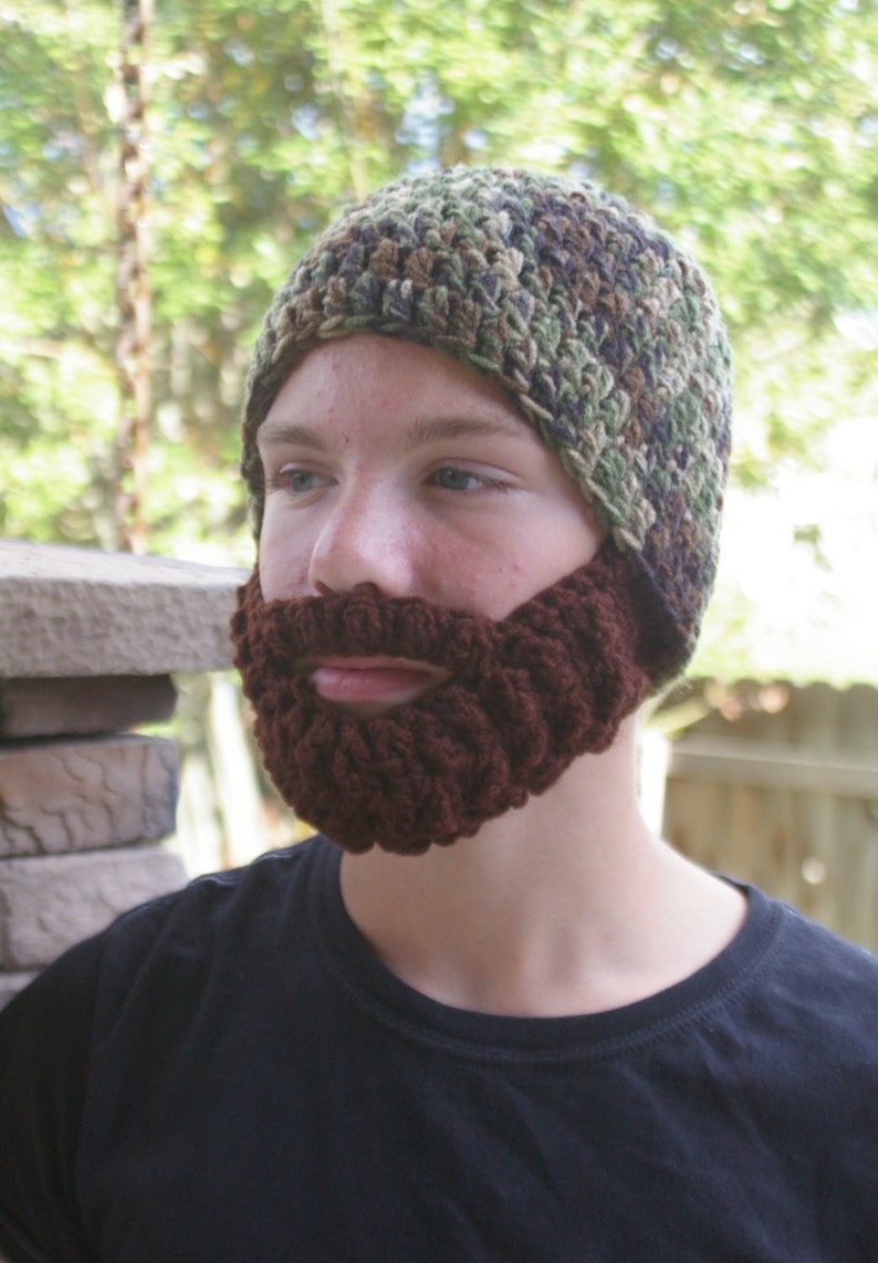 PreTeen ULTIMATE Bearded Beanie Camo image 2