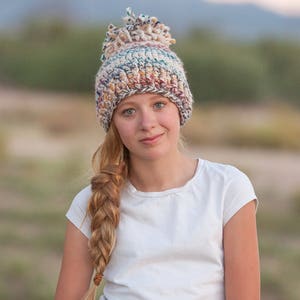 WOOL Girls Pom Pom Beanie image 1