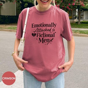 Comfort Colors Fictional Men Shirt: Cozy Romantasy Tee for Book Lovers image 8