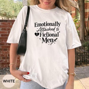 Comfort Colors Fictional Men Shirt: Cozy Romantasy Tee for Book Lovers image 5