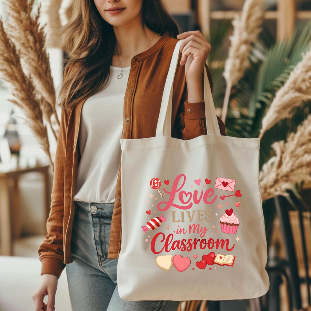 Teacher Tote Bag Gift Classroom Appreciation Bag School Teacher Gift ...