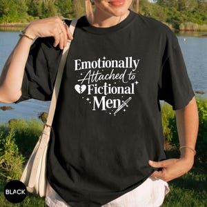 Comfort Colors Fictional Men Shirt: Cozy Romantasy Tee for Book Lovers image 3