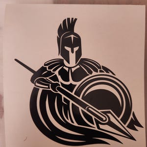 Spartan Decal 5 Styles Sticker