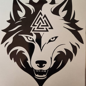 Fenrir Decal 4 Styles Sticker