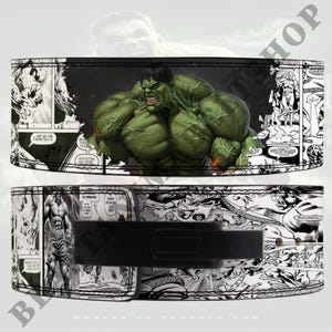 Hulk Weight Lifting Belt, Custom lever belt, Anime weightlifting Belt, Hulk Bodybuilding belt, ,Exercise Gift belt, Hulk Power lifting belt