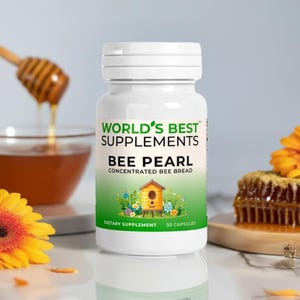 Bee Pearl Supplement: Concentrated Bee Bread Capsules
