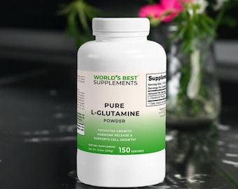 Pure L-Glutamine Powder 10.6oz | 150 Servings | World's Best Supplements