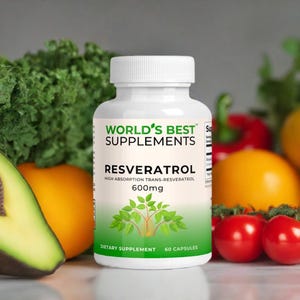 Resveratrol 600mg Capsules: High Absorption Trans-Resveratrol