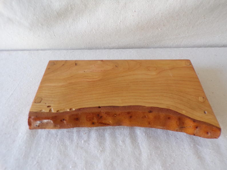 Mini Wild Cherry Live Edge Riser*soap Dish Tray*raised Wooden Display ...