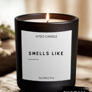 Smells Like Candle Custom Personalized Gift For her Gift For Him Christmas Bridesmaid Funny Birthday Retirement Friendship gift for mom dad