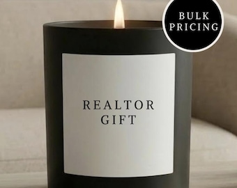 Realtor Private Label Personalized Candle Blank Candle Custom Logo Gift for Her Funny Candle Best Friend Gift Coworker Gift Corporate Swag