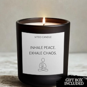 Yoga Instructor Gift Yoga Instructor Custom Candle Funny Handmade Unique For Wellness Coach Yoga Teacher For Her Gift Box Included