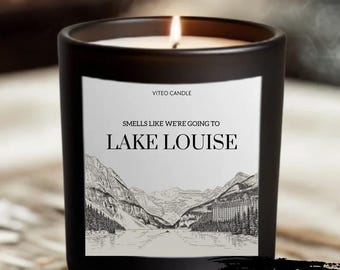 Lake Louise Banff Canada Surprise Trip Reveal Birthday Trip Announcement Anniversary Gift Souvenir Canada Vacation