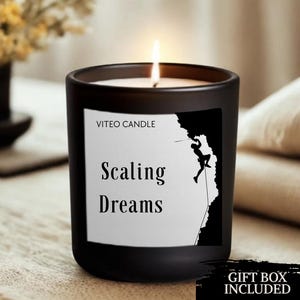 Climber Candle Funny Rock Climbing Gift Climber Gifts Climbing Gift For Climber Bouldering Gifts Rock Climber Custom Candle Gift Box