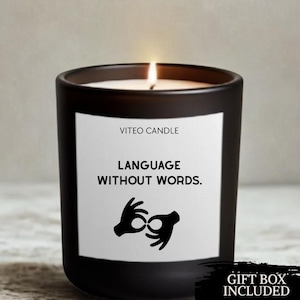 ASL Interpreter Gift Hard of Hearing Gift Deaf ASL Instructor gift Sign Language gif Custom ASL GiftTeacher Gift Deaf Teacher Gift Box
