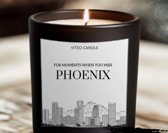 Leaving Phoenix Arizona Gift Candle Phoenix Moving Away Gift for Friend Farewell Gift Arizona Souvenir Gift
