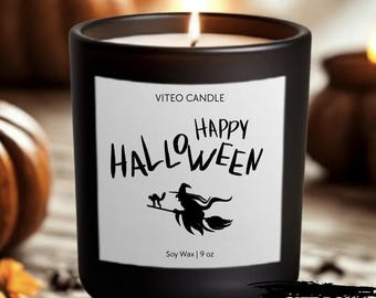 Halloween Candle Cute Halloween Gift for Halloween Greeting Fall Candle Halloween Candle Gift for Her Gift for Boyfriend Fall Decor Gift Box