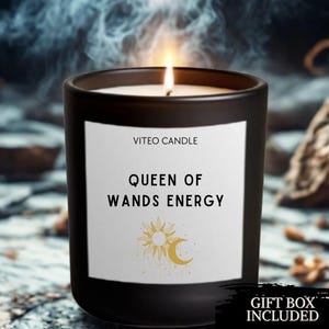 Custom Tarot Gift Candle for Psychic Gift Divination Candle Magic Omens Self-Reflection Mystical Candle Oracle Candle Ritual Candle Gift Box