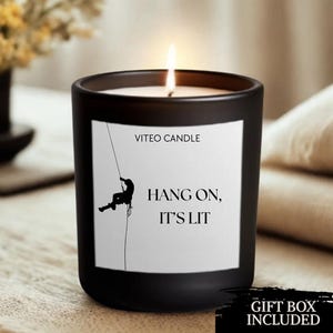 Climber Candle Funny Rock Climbing Gift Climber Gifts Climbing Gift For Climber Bouldering Gifts Rock Climber Custom candle
