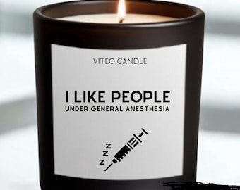 Anesthesia Gift Nurse Anesthetist Anesthesiologist Nurse Gift Nursing Student Funny Candle Graduation Gift Unique Gift Doctor MD New Doctor