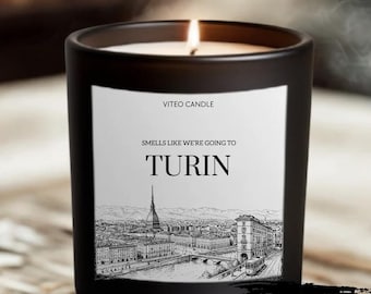 Turin Italy Candle Italia Italy Surprise Trip Announcement Italian Vacation Gift Milan Travel To Italy Trip Reveal Gift Box