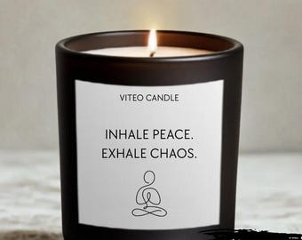 Yoga Instructor Gift Yoga Instructor Custom Candle Funny Handmade Unique For Wellness Coach Yoga Teacher For Her Gift Box Included
