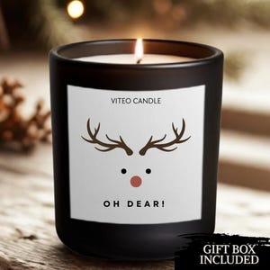 Cute Christmas Decor Funny Christmas Gift Candle Christmas Holiday Gift Winter Home Decor BFF Stocking Stuffer Christmas Decor Xmas Gift Box
