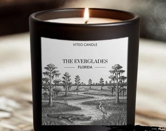 Everglades Florida Trip Candle Home Decor Moving To The Everglades Surprise Trip Announcement Vacation Gift Travel