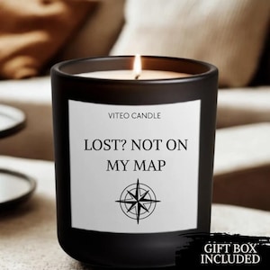 Cartographer Gift Candle for Map Maker Gift Thank You Gift for Cartographer Appreciation Gift for Birthday Navigation Gift for Guide