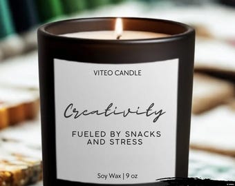 Artist Painter Drawing Gift Graphic Designer Gift Website Designer Custom Candle Funny Unique Handmade Personalized Gift Box Included