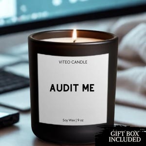 Accountant Candle Gift for Bookkeepers Tax Season Tax Preparer Thank You Appreciation CPA Gift Business Men CEO Entrepreneur Gift Box