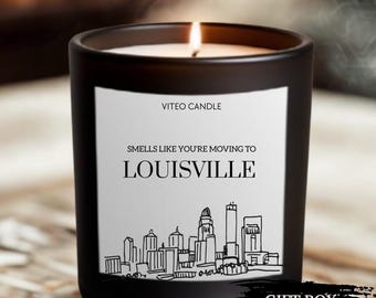 Moving to Louisville Kentucky Gift Candle Housewarming Moving Gift for Friend Farewell Gift Appalachian Mountains Gift for Kentucky