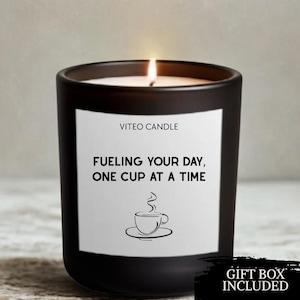 Barista Geschenkkerze Quirky Kaffeekerze Einzigartige Cafe Lover Kerze für Kaffee-Enthusiasten Perfektes Geschenk für Baristas