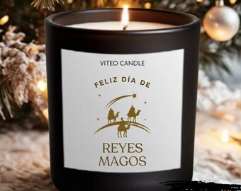 Three Kings Day Gift First Wise Men Day Reyes Magos Gift Candle Epiphany Day Gift Holiday Gift Winter Home Christmas Decor