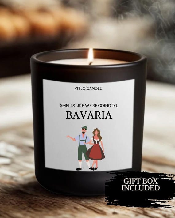 Germany Gift Bavaria Oktoberfest Gift Smells Like Germany German Berlin Candle Souvenir Moving to Germany Gift Box
