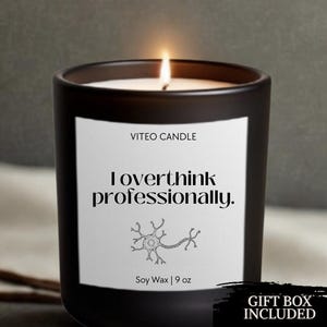 Vela personalizada para neurólogo, regalo para neurocientíficos, regalo para neurólogo rudo, regalo para pasantes de neurología, personalizado, divertido, único para neurocirujanos. imagen 1