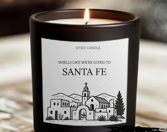 Santa Fe Candle Going To New Mexico Gift Candle for FriendSanta Fe Souvenir Gift New Mexico