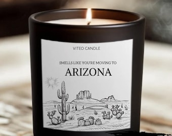 Moving to Arizona Gift Candle Phoenix Moving Gift for Friend Farewell Gift Arizona Souvenir Gift