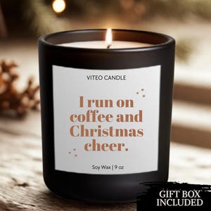 Funny Christmas Gift Christmas Candle Holiday Gift Winter Home Decor BFF Stocking Stuffer Christmas Decor Xmas Gift Happy New Year Gift Box