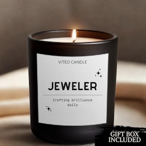 Jeweler Gift For Jeweler Candle Bijouterie Jewelry Maker Fine Jewelry Making Supplies Gift Jewelry Shop Owner Funny Gift Box Included