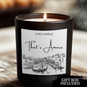 Italy candle Home decor Moving to Italy Home Gifts Italia Italy Surprise Trip Announcement Italian Vacation Gift Rome Travel Venice Trip
