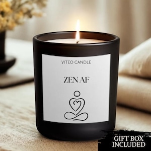 Yoga Instructor Gift Yoga Instructor Custom Candle Funny Handmade Unique For Wellness Coach Yoga Teacher For Her Gift Box Included