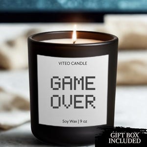 Gamer Gift For Gamer Gift Birthday Candle Gift for Son Friend Personalized Gift Christmas Gift Video Game Nerd Gaming Hobby Gift Box