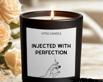 Botox Injector Candle Gift for Botox Injector Gift for Aesthetic Nurse Cosmetic Nurse Medspa Nurse Injector Botox Lip Filler With Gift Box