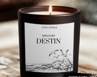 Destin Florida Gift Candle Trip Reveal for Friend Family Gift Florida Souvenir Gift for Destin Surprise Vacation