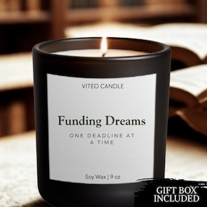 Grant Writer Professor Scientist Clinical Trial Custom Candle Gift Funny Unique Personalized For PI Researchers Lab Tech Post doc STEM Grad