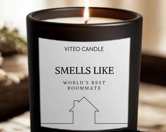 Roommate Gift Customized Candle Gift for Apartment and Dorm Gift for College Roommate